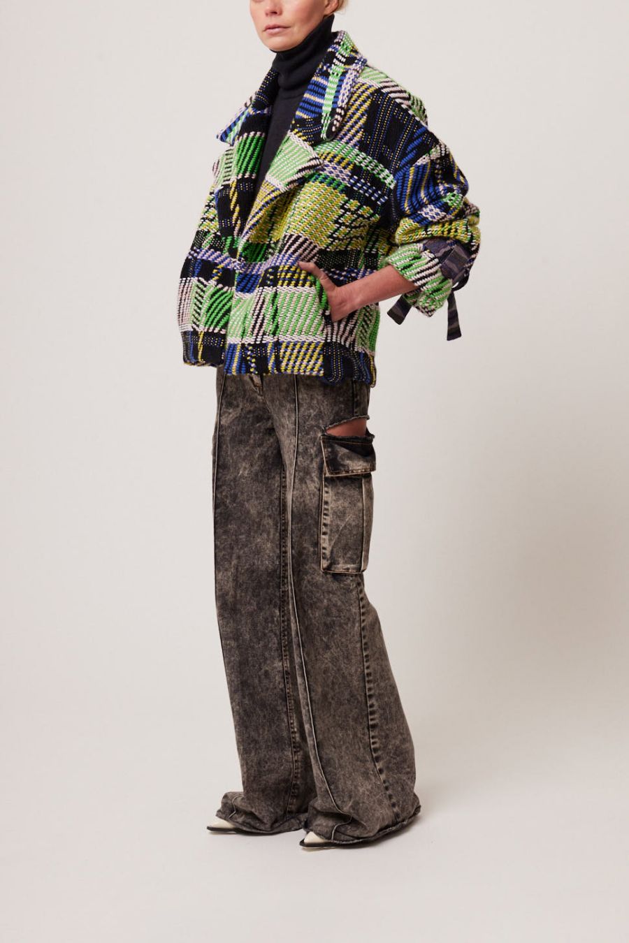 PANTALÓN DENIM PALAZZO